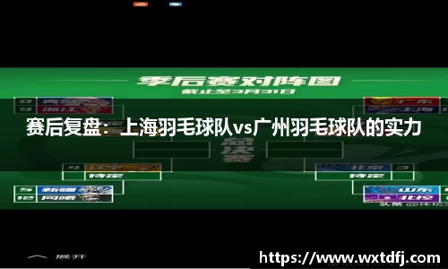 赛后复盘：上海羽毛球队vs广州羽毛球队的实力