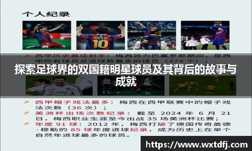 探索足球界的双国籍明星球员及其背后的故事与成就